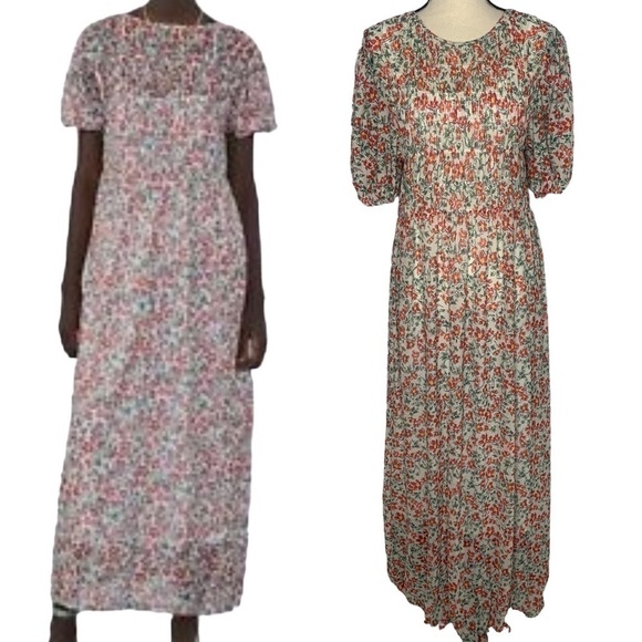 Zara Floral Cottagecore Maxi Dress - Picture 2 of 15